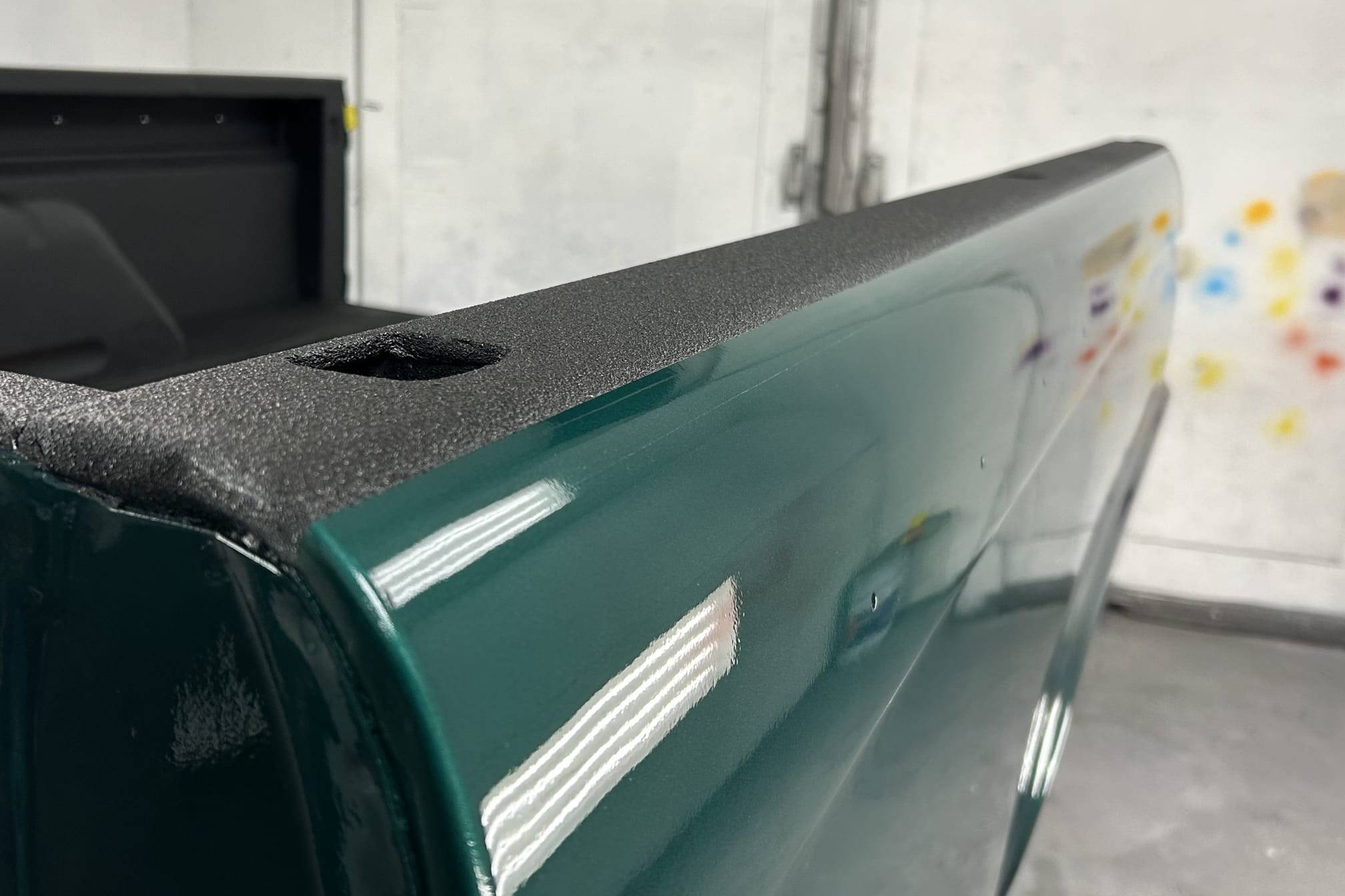 Truck box angle